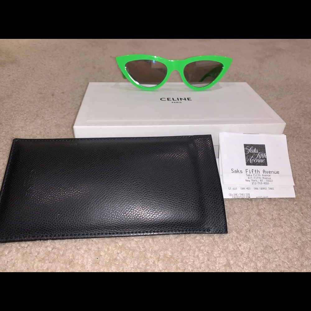 Celine Green sunglasses